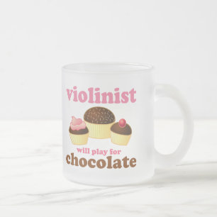 Tasse Givré Le violoniste jouera pour le chocolat