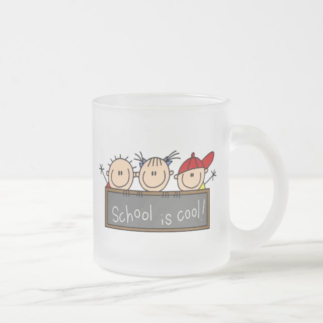 Tasse Givré L'école est Cool (Droit)