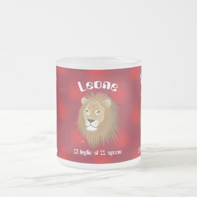 Tasse Givré Leone 23 luglio al 22 agosto tazze (Centre)