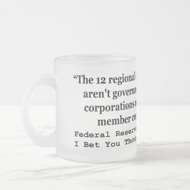 Tasse Givré Les banques fédérales de réserve ne sont pas (Gauche)