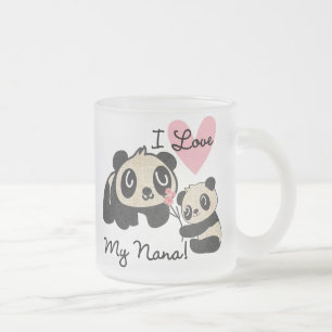 Tasse Givré Les pandas I aiment ma Nana