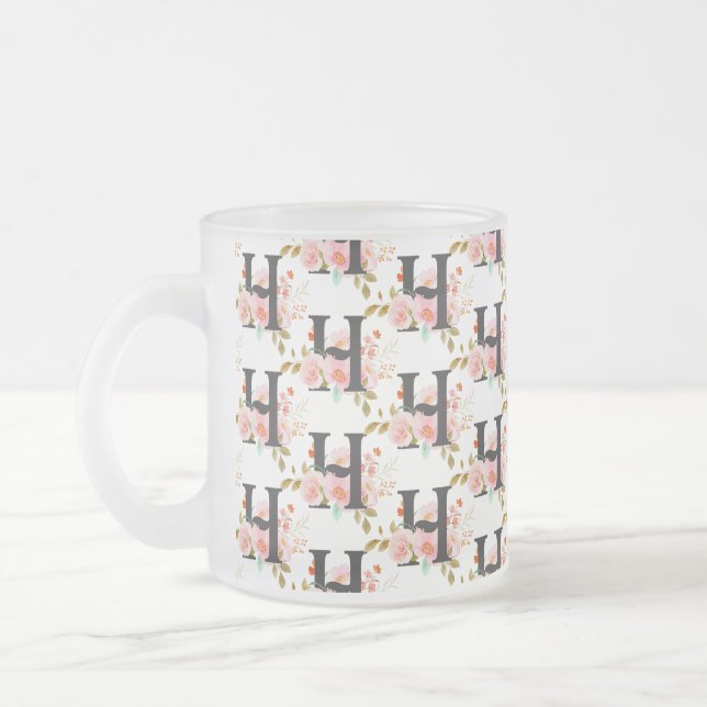Tasse Givré Lettre H (Gauche)
