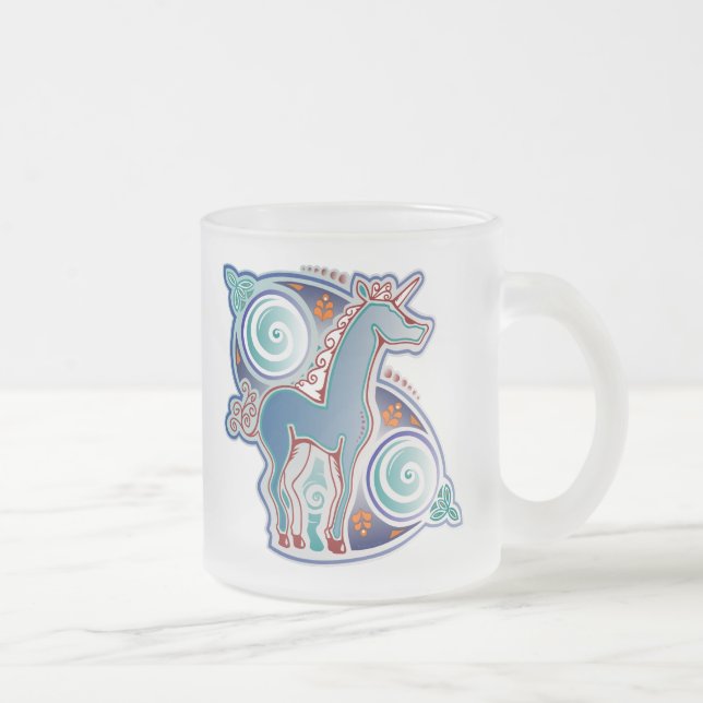 Tasse Givré Licorne celtique (Droit)