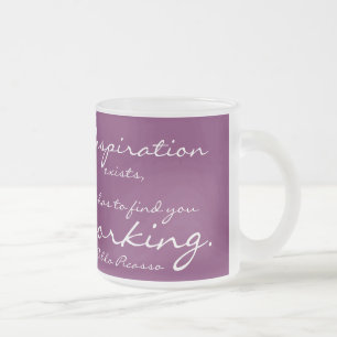 Tasse Givré L'inspiration existe, mais elle doit vous trouver