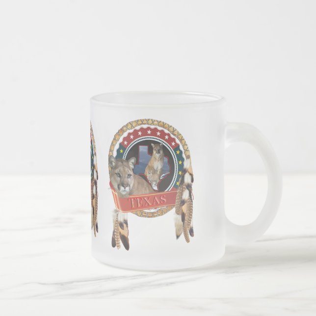 Tasse Givré Lion de montagne du Texas (Droit)