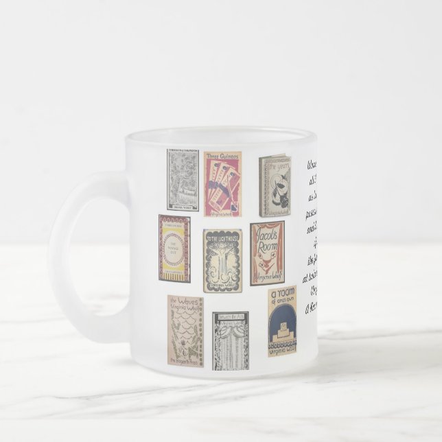 Tasse Givré Livres Virginia Woolf (Gauche)