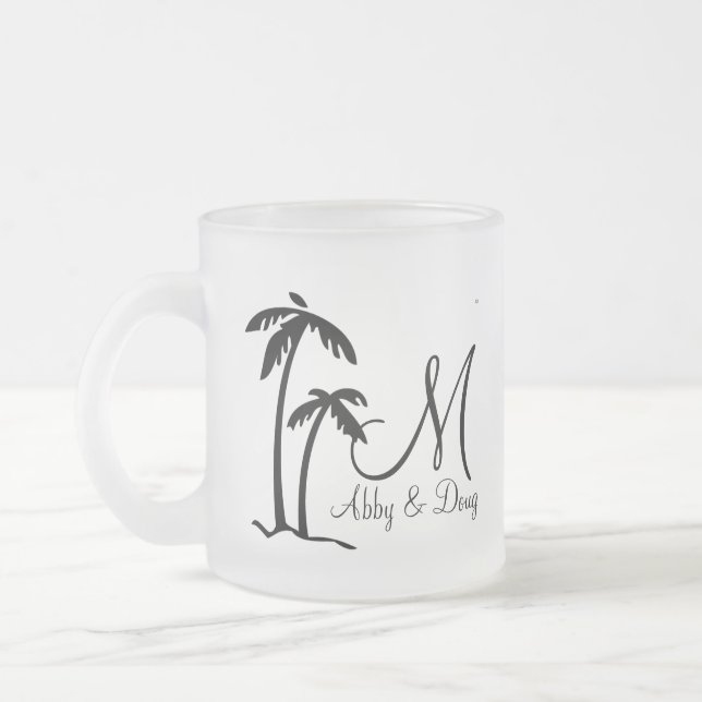 Tasse Givré Logo de destination do-it-yourself Palm Tree (Gauche)