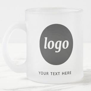 Tasse Givré Logo simple et commerce de texte