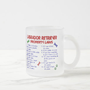Tasse Givré Lois de propriété de LABRADOR RETRIEVER