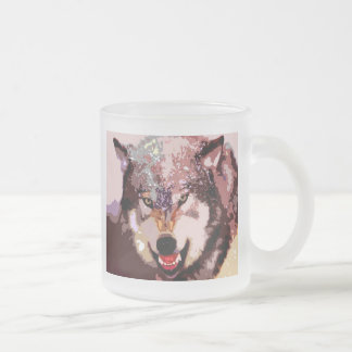 Tasse Givré Loup en neige