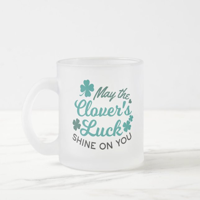 Tasse Givré Lucky Clover Charm - Puisse la chance du Clover Sh (Gauche)