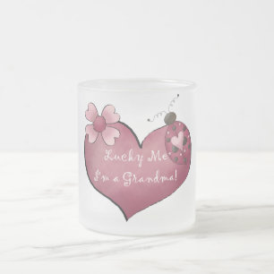 Tasse Givré Lucky Me Je suis un grand-mère Tshirts et cadeaux
