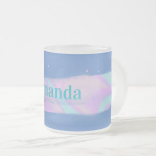 Tasse Givré Lumières nordiques personnalisées Boug Étincelles