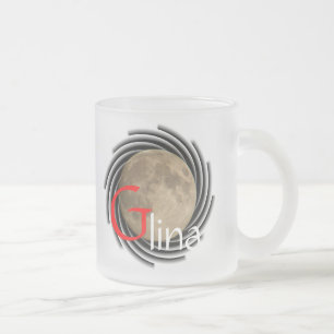 Tasse Givré Lune, lune, lune, luna, Glina, Moon