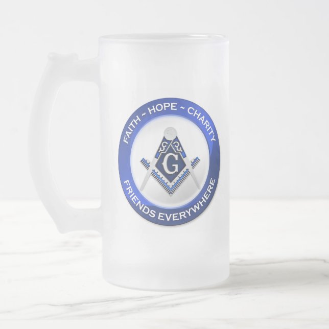 Tasse givré maçonnique (Gauche)