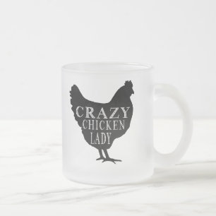 Tasse Givré Madame folle mignonne de poulet
