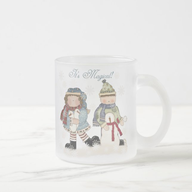 Tasse Givré Magie de la neige (Droit)