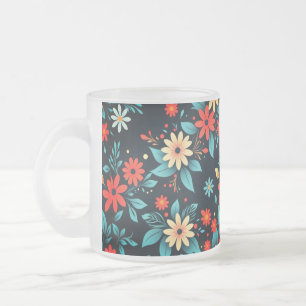 Tasse Givré Magnifiques fleurs motif floral-48965