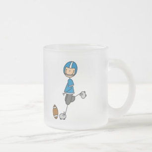 Tasse Givré Maillots et Cadeaux Bleus de Joueur de Football