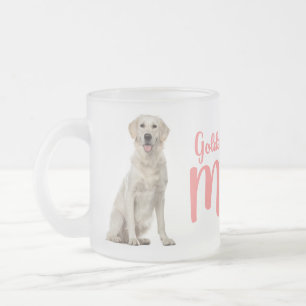 Tasse Givré Maman Chien Rétriver Doré Mignon Amour