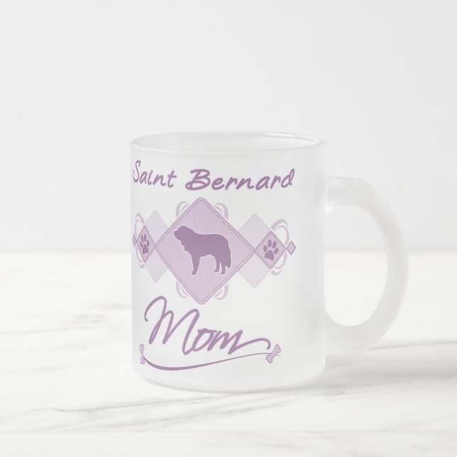 Tasse Givré Maman de St Bernard (Droit)