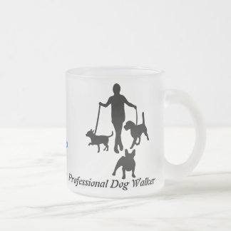 Tasse Givré Marcheur professionnel de chien