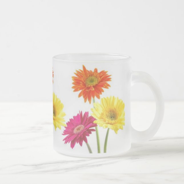 Tasse Givré Marguerites de Gerbera (Droit)