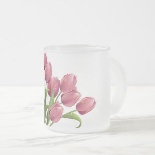 Tasse Givré Marque de fleurs de tulipe