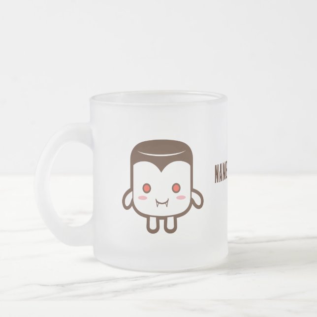 Tasse Givré Marshmallows Halloween Monstre Mignon (Gauche)