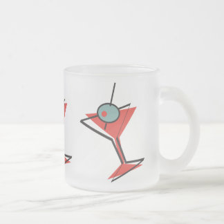 Tasse Givré martini aux oliviers rétro, martini aux oliviers r