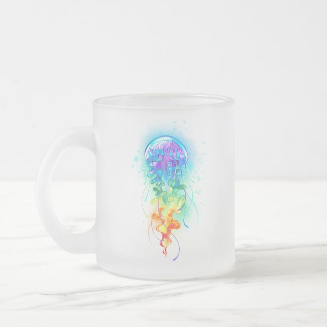 Tasse Givré Méduse arc-en-ciel (Gauche)