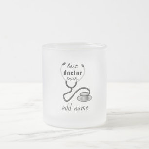 Tasse Givré Meilleur Médecin de Tous les Temps Remerciement Mé