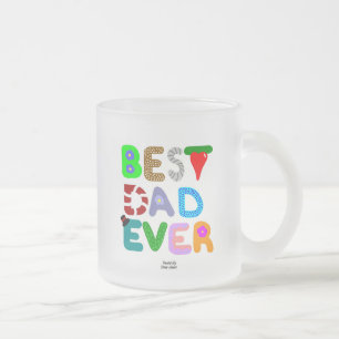 Tasse Givré Meilleur Papa Jamais Petite Musique De Verre Frois