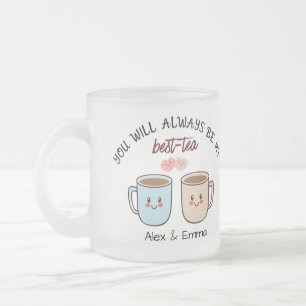 Tasse Givré Meilleur-Thé Couple Personnalisé  