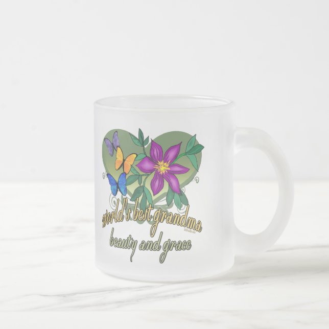 Tasse Givré Meilleure grand-mère (Droit)