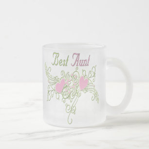 Tasse Givré Meilleure tante Swirling Hearts