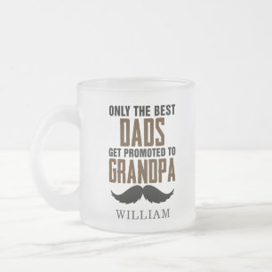 Tasse Givré Meilleurs papas pour l'annonce de nouveau bébé à g