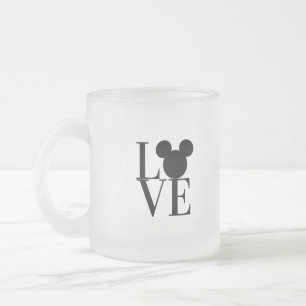 Tasse Givré Mickey d'amour, souris d'amour, mickey drôle