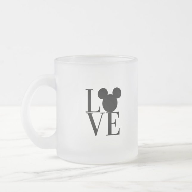 Tasse Givré Mickey d'amour, souris d'amour, mickey drôle  (Gauche)