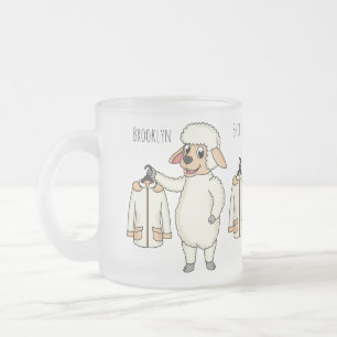 Tasse Givré Mignonne brebis avec blouson