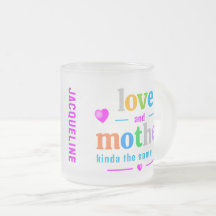 Mignonne MÈRE colorée