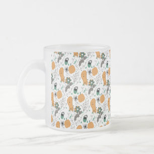 Tasse Givré Mignons gribouillis d'Halloween motif citrouille f