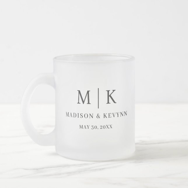 Tasse Givré Minimal et chic | MARIAGE (Gauche)