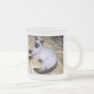 Tasse Givré Minou mignon d'animal familier animal d'art de
