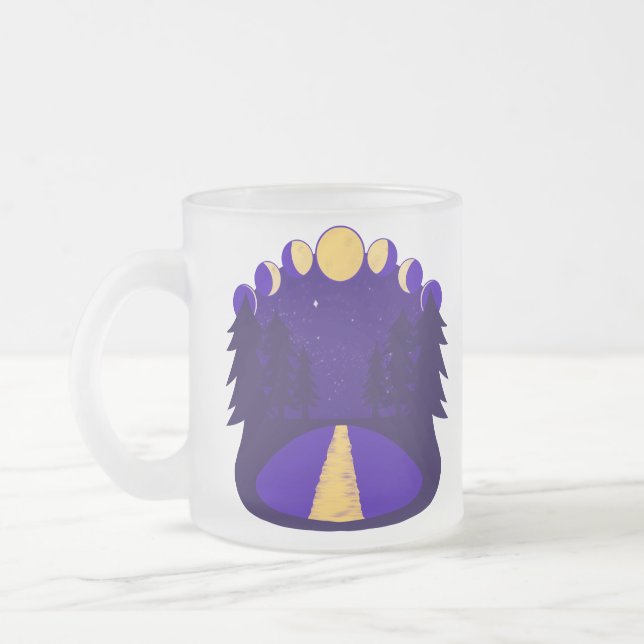 Tasse Givré Minuit au clair de lune (Gauche)