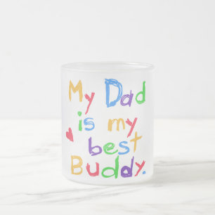 Tasse Givré Mon papa mon meilleurs T-shirts et cadeaux d'ami