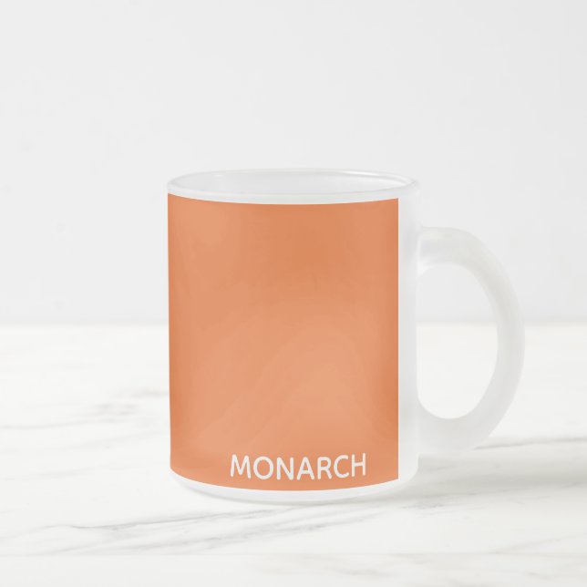 Tasse Givré Monarch butterfly orange color name (Droit)