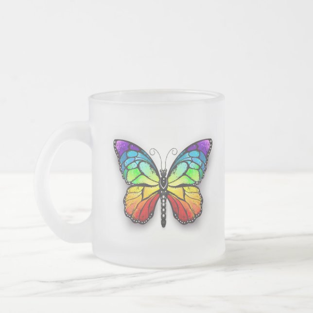 Tasse Givré Monarque papillon arc-en-ciel (Gauche)