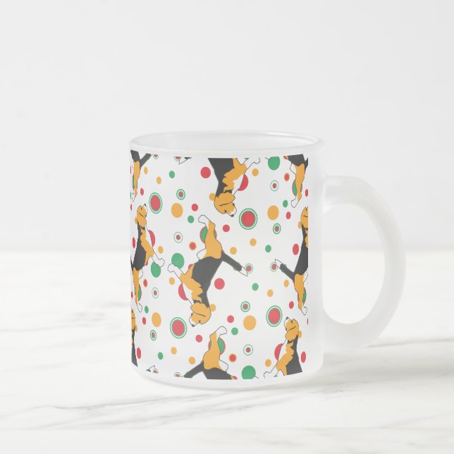 Tasse Givré Motif beagle (Droit)