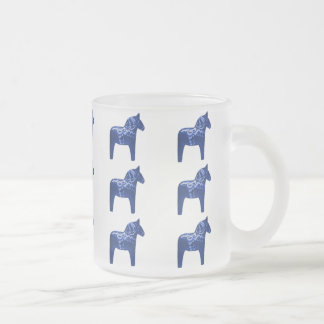 Tasse Givré Motif bleu suédois de cheval de Dala